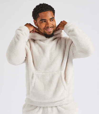 Brand Lab Unisex Fluffy Fleece Hoodie - model image