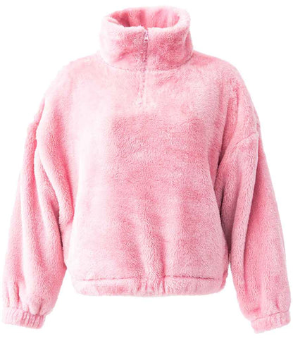Brand Lab Ladies Fluffy 1/4 Zip Fleece