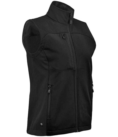 Stormtech Stormtech Ladies Cascades Soft Shell Bodywarmer Black/Black