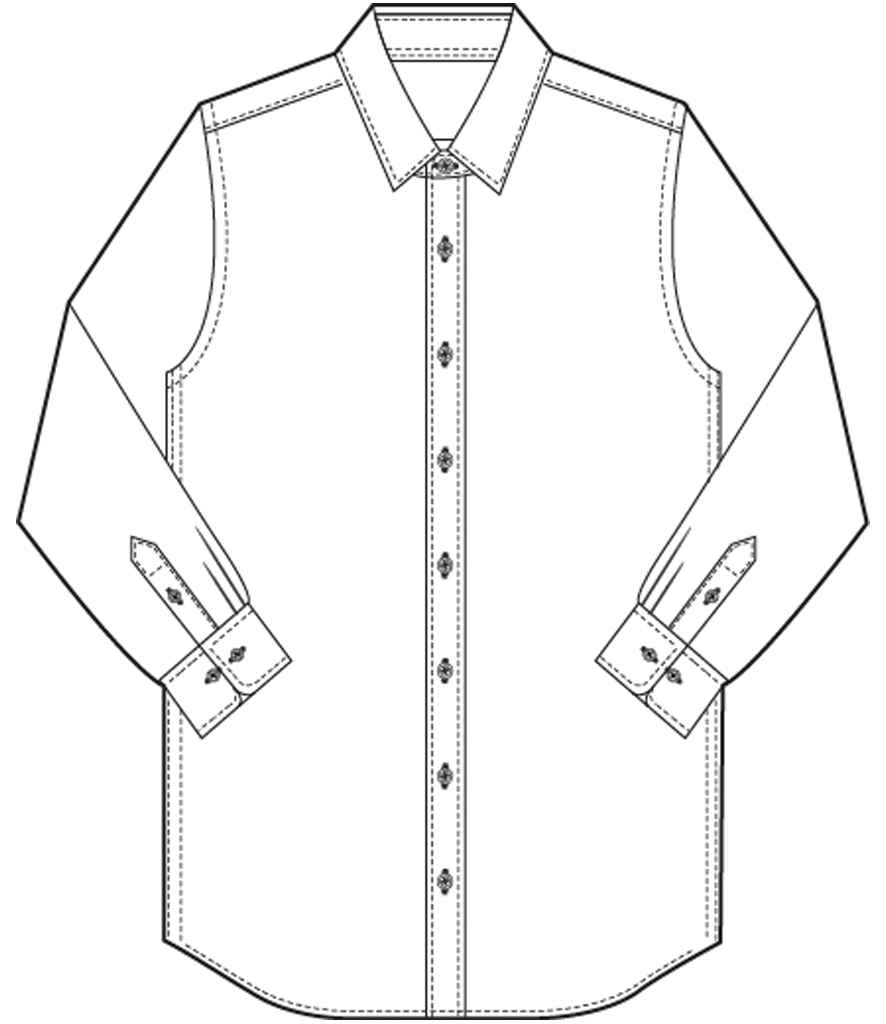Brook Taverner Pisa Long Sleeve Slim Fit Shirt