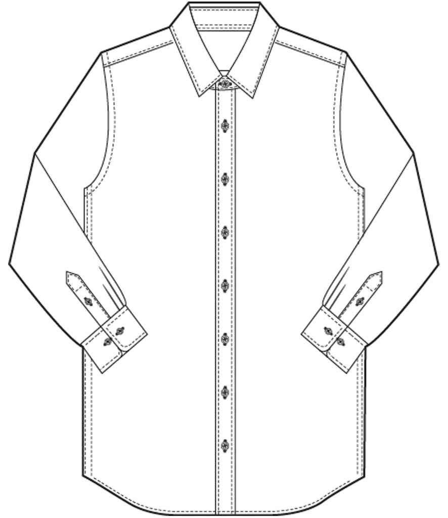Brook Taverner Pisa Long Sleeve Slim Fit Shirt