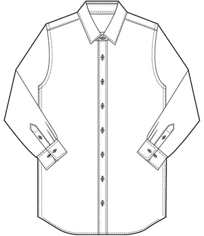 Brook Taverner Pisa Long Sleeve Slim Fit Shirt