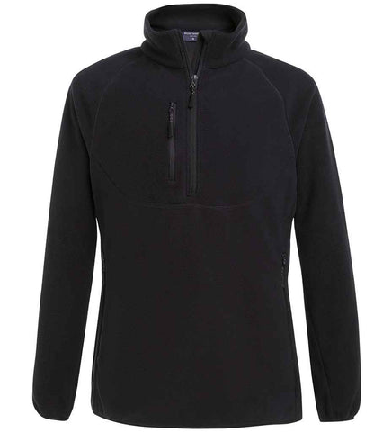 Brook Taverner Ashton Core 1/4 Zip Fleece in Black