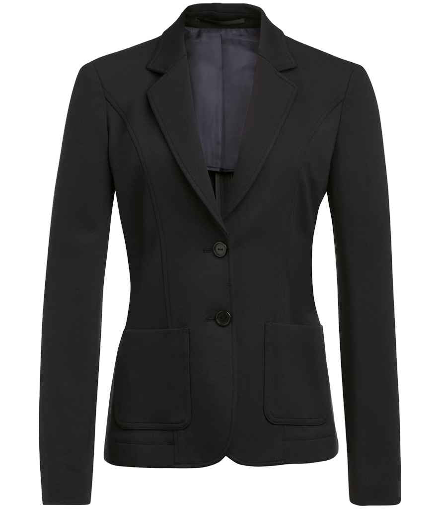 Brook Taverner Ladies Jersey Stretch Libra Jacket in Black