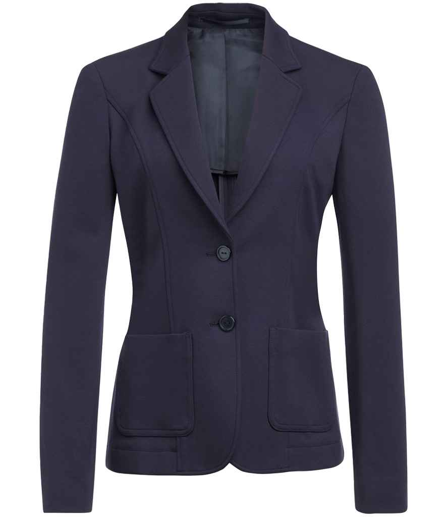 Brook Taverner Ladies Jersey Stretch Libra Jacket in Navy