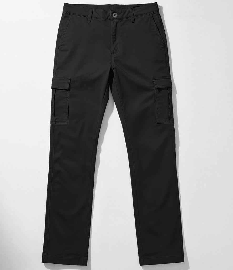 Brook Taverner Ladies Carmel Chino Cargo Trousers in Black