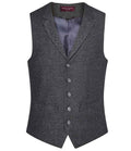 Charcoal Herringbone