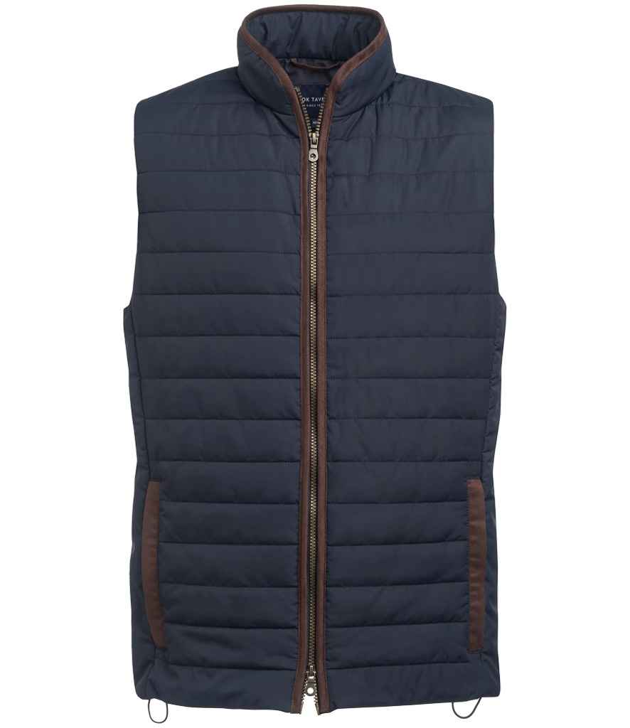 Brook Taverner Tampa Quilted Gilet in Navy