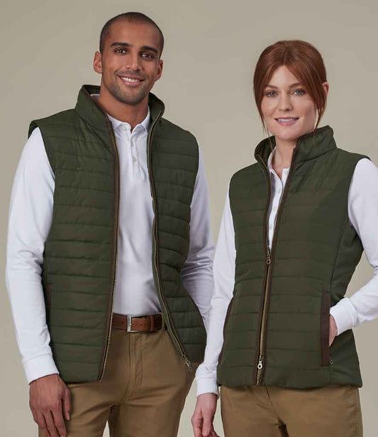 Brook Taverner Tampa Quilted Gilet - model image