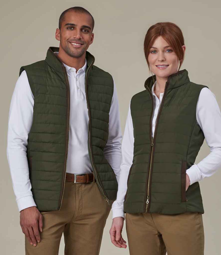 Brook Taverner Ladies Madison Quilted Gilet - model image