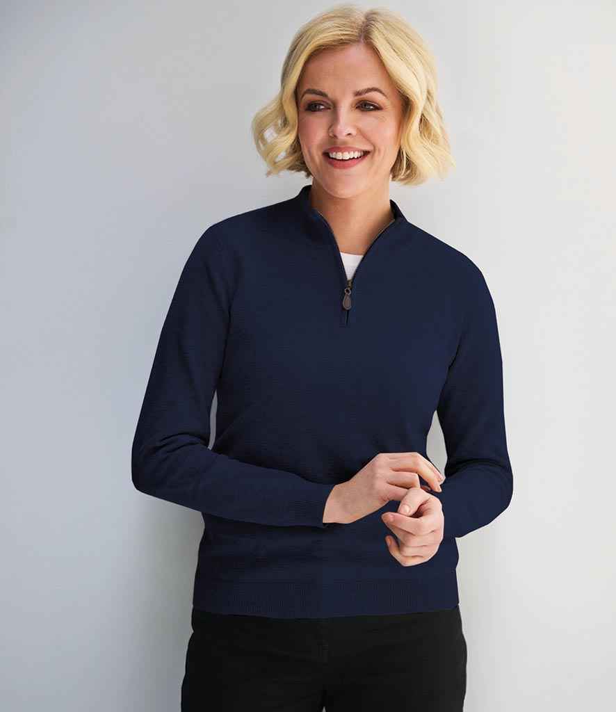 Brook Taverner Ladies Taylor 1/4 Zip Jumper - model image