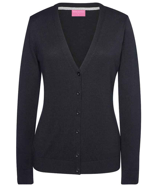 Brook Taverner Ladies Augusta V Neck Cardigan in Black