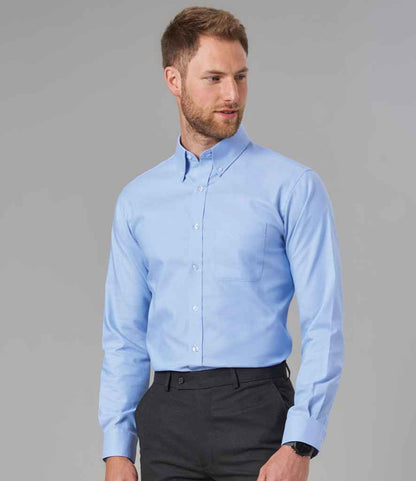 Brook Taverner Whistler Long Sleeve Oxford Shirt - model image