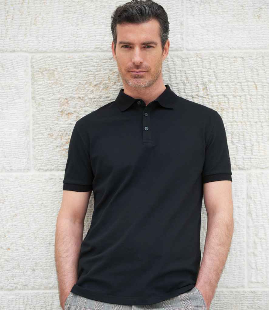 Brook Taverner Hampton Premium Cotton Polo Shirt - model image