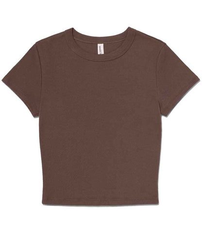 Bella Ladies Micro Rib Baby T-Shirt