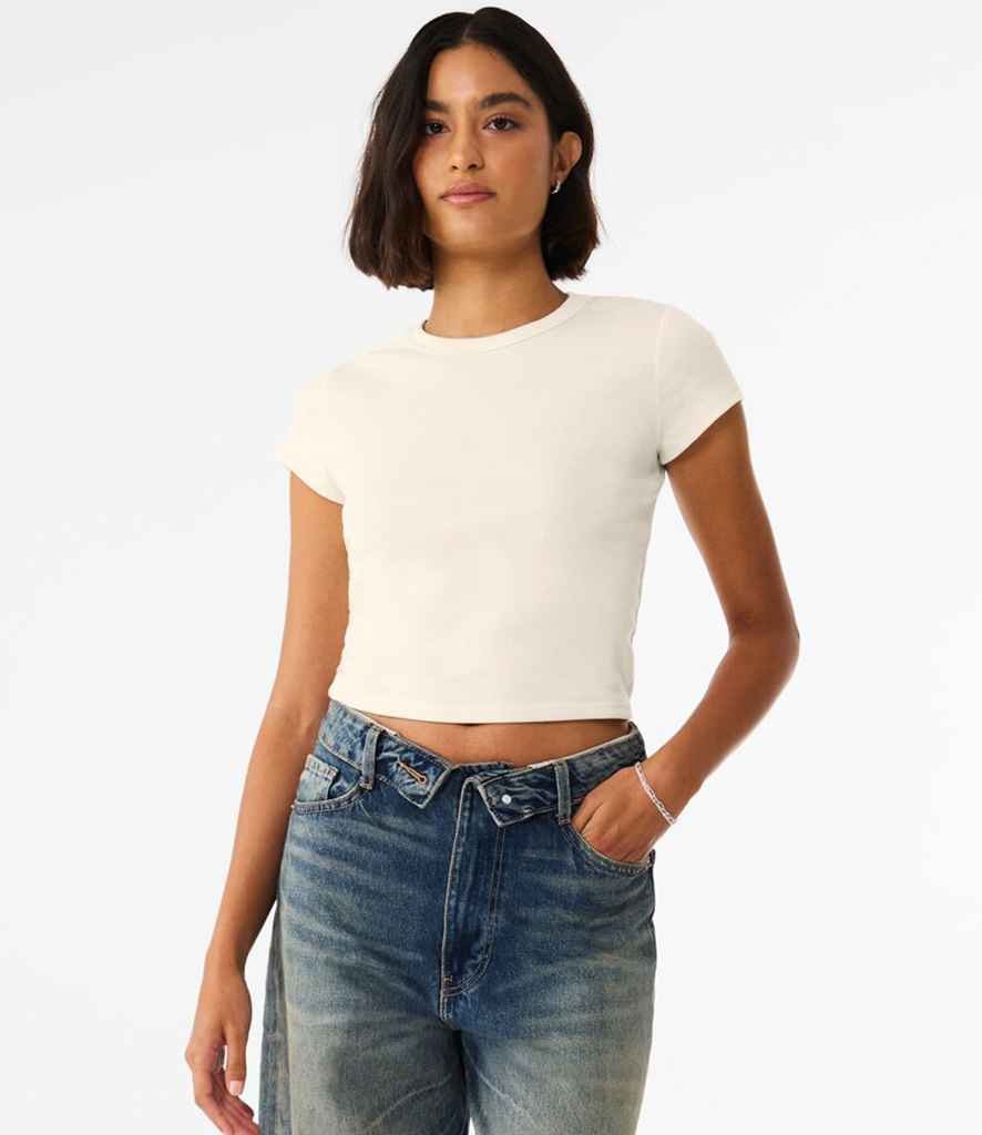 Bella Ladies Micro Rib Baby T-Shirt