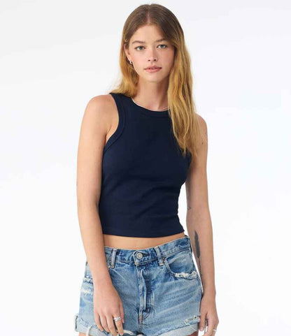 Bella Ladies Micro Rib Racer Tank Top