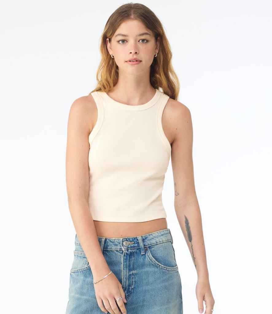 Bella Ladies Micro Rib Racer Tank Top