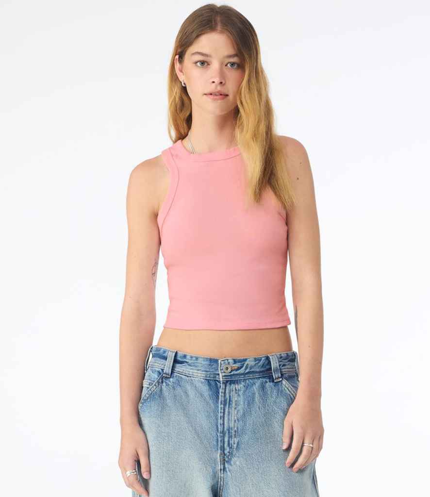 Bella Ladies Micro Rib Racer Tank Top