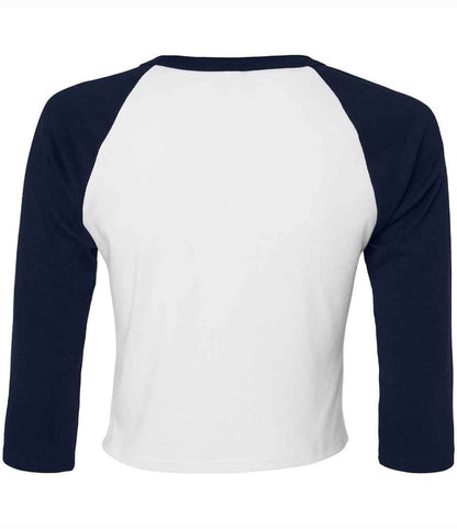 Bella Ladies Micro Rib 3/4 Raglan Baby T-Shirt