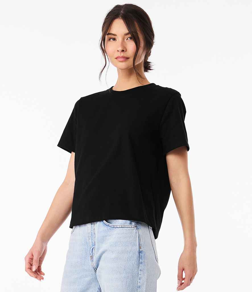 Bella+Canvas Bella Ladies Heavy Boxy T-Shirt Black