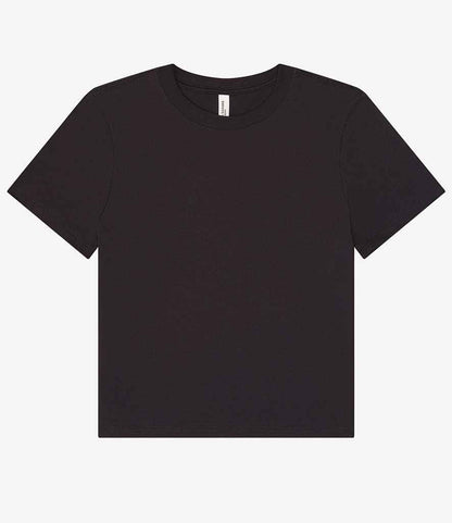 Bella Ladies Heavy Boxy T-Shirt in Dark Grey
