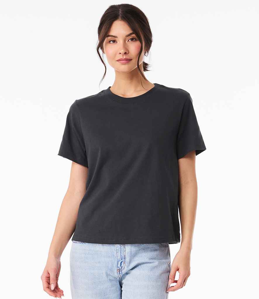 Bella+Canvas Bella Ladies Heavy Boxy T-Shirt Dark Grey