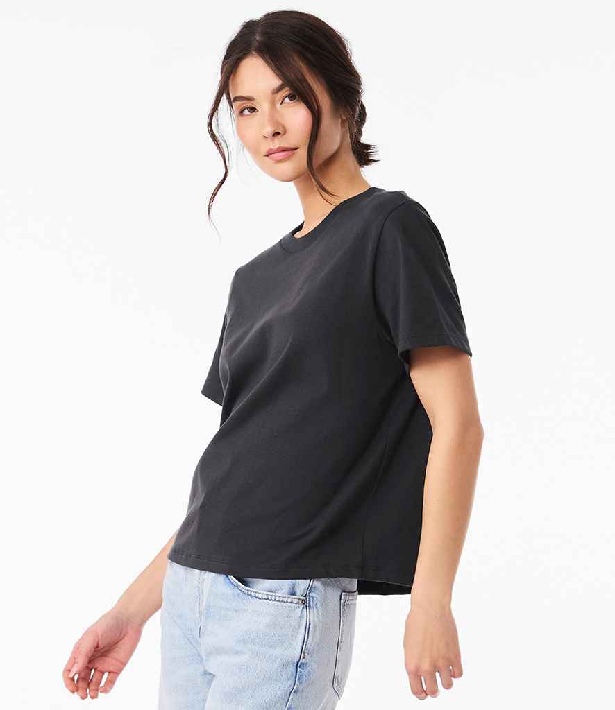 Bella+Canvas Bella Ladies Heavy Boxy T-Shirt Dark Grey