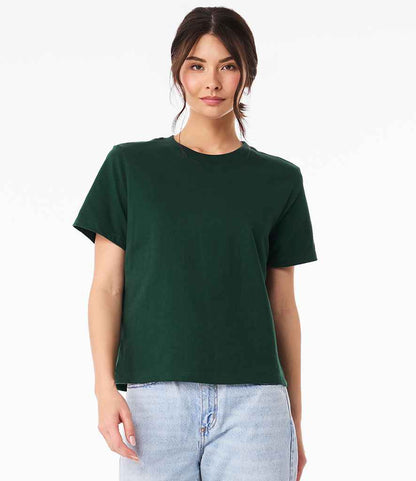 Bella+Canvas Bella Ladies Heavy Boxy T-Shirt Forest Green