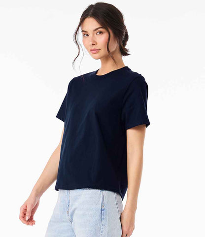 Bella+Canvas Bella Ladies Heavy Boxy T-Shirt Navy