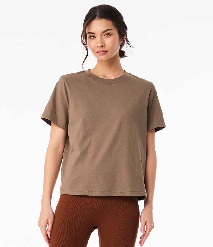 Bella+Canvas Bella Ladies Heavy Boxy T-Shirt Vintage Brown