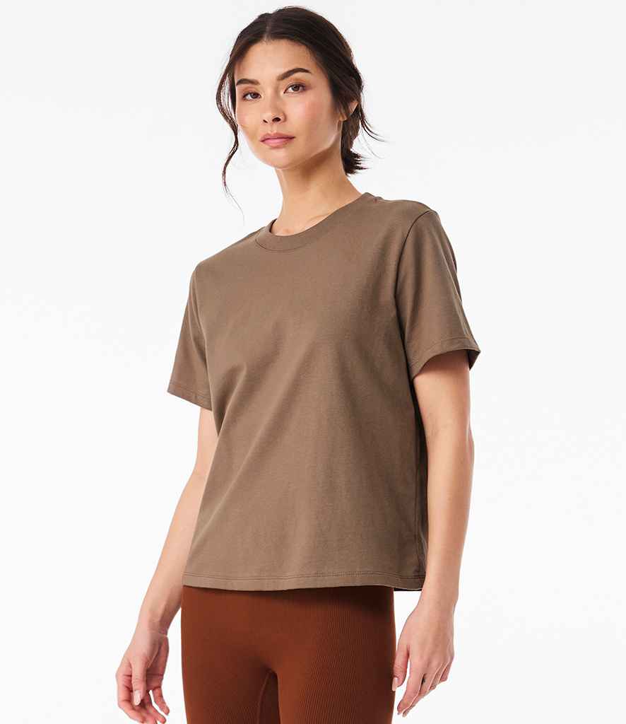 Bella+Canvas Bella Ladies Heavy Boxy T-Shirt Vintage Brown