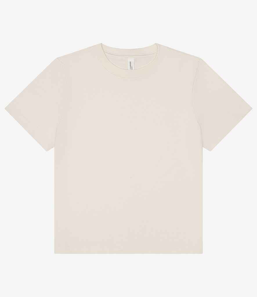 Bella Ladies Heavy Boxy T-Shirt in Vintage White
