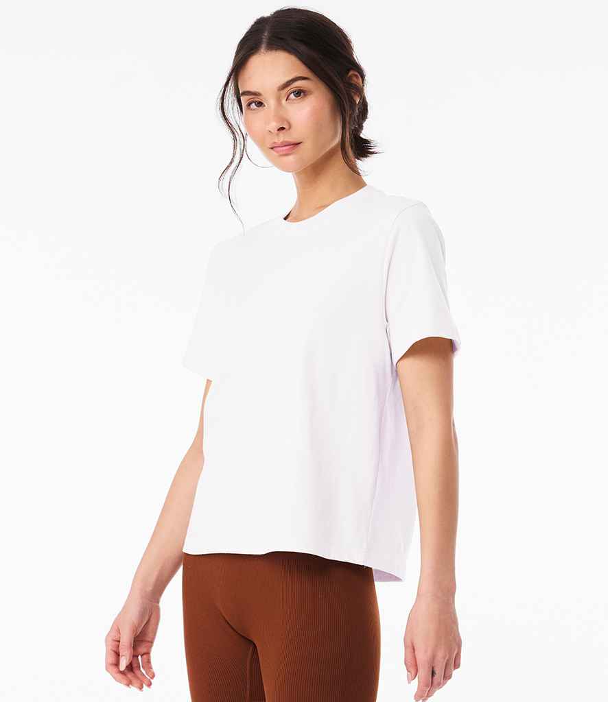 Bella+Canvas Bella Ladies Heavy Boxy T-Shirt White