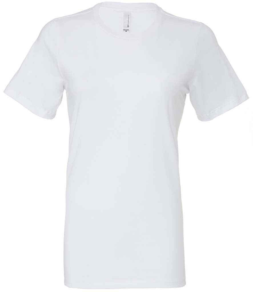 Bella Ladies Relaxed Jersey T-Shirt in White
