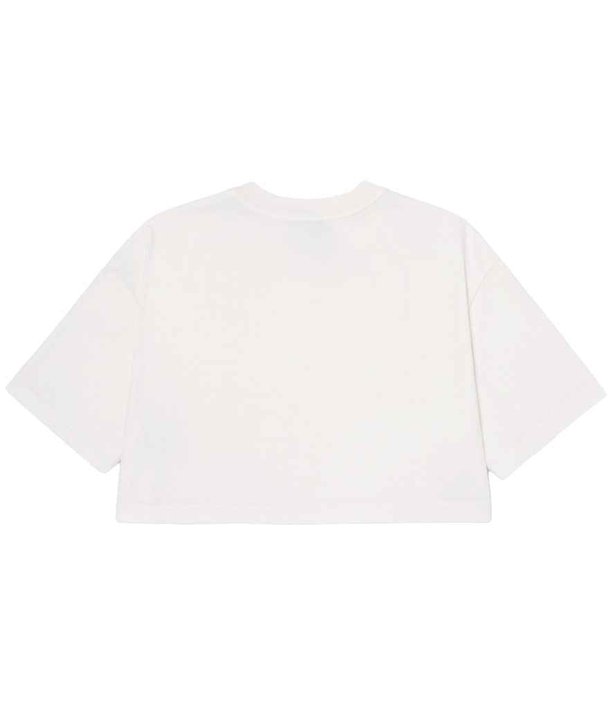 Bella Ladies Heavyweight Washed Cropped T-Shirt