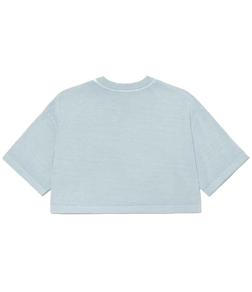 Bella Ladies Heavyweight Washed Cropped T-Shirt