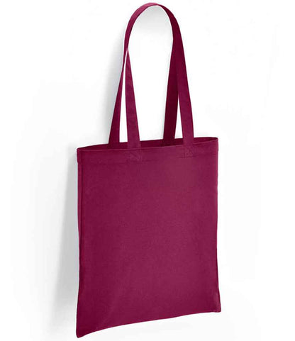 Brand Lab Cotton Long Handle Shopper in Burgundy