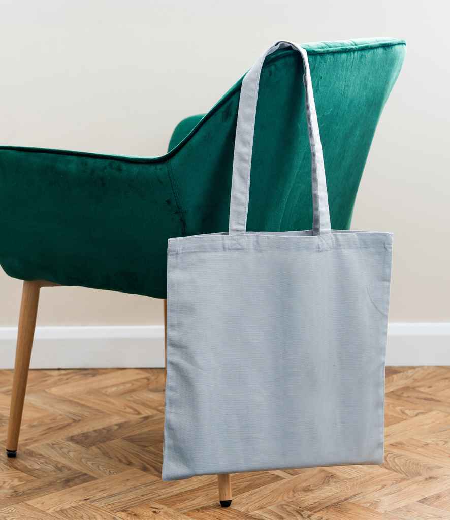 Brand Lab Cotton Long Handle Shopper in Light Blue