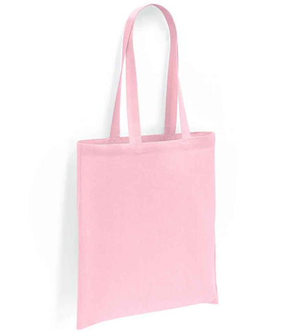 Brand Lab Cotton Long Handle Shopper in Light Pink