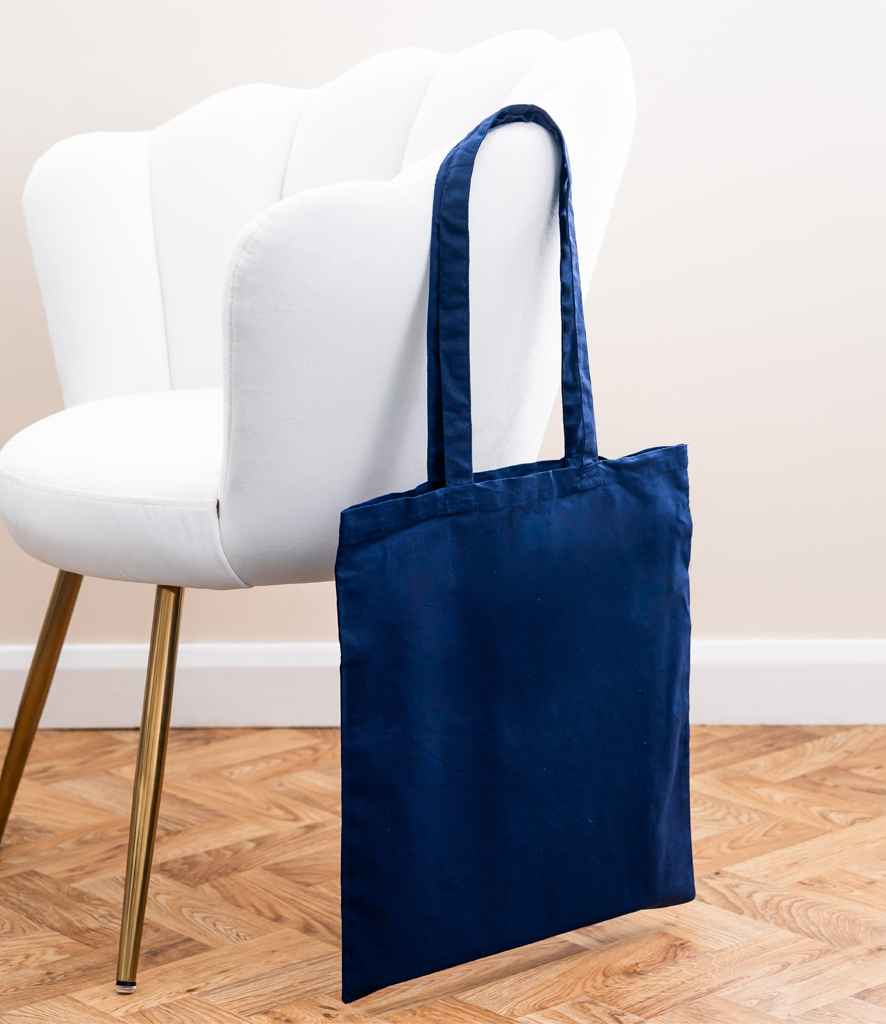 Brand Lab Cotton Long Handle Shopper in Navy