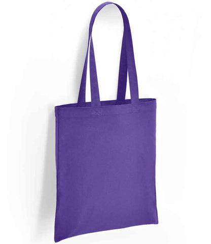 Brand Lab Cotton Long Handle Shopper in Purple