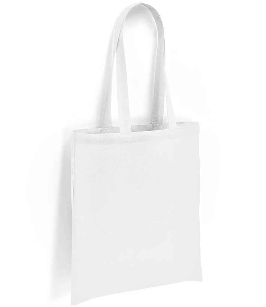 Brand Lab Cotton Long Handle Shopper in White