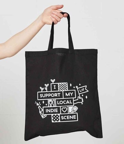 Brand Lab Cotton Short Handle Shopper - model image