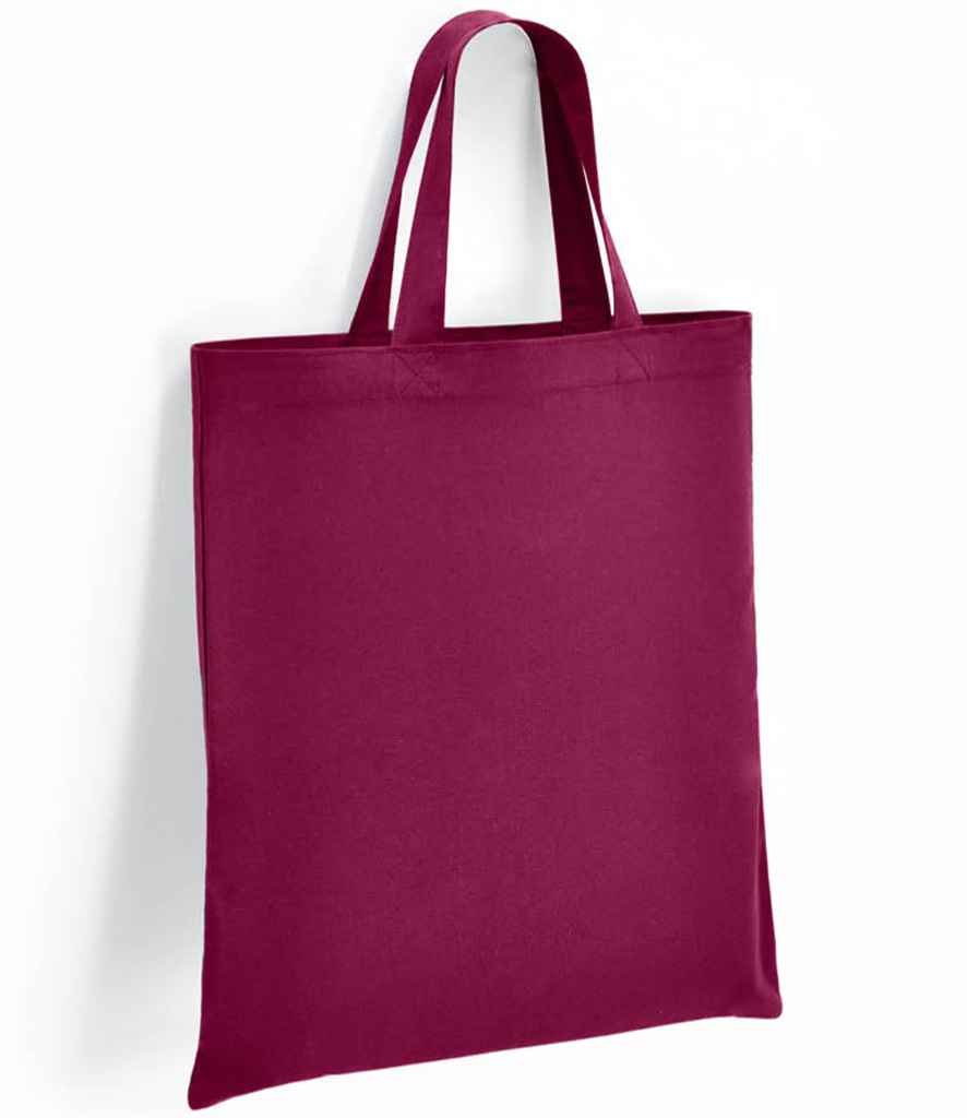 Brand Lab Cotton Short Handle Shopper in Burgundy