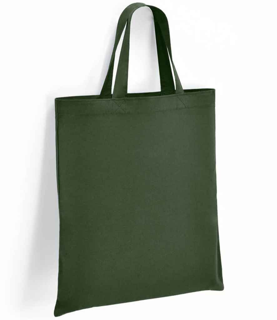 Brand Lab Cotton Short Handle Shopper in Forest Green