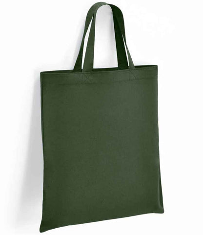 Brand Lab Cotton Short Handle Shopper in Forest Green