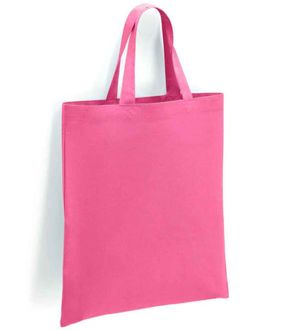 Brand Lab Cotton Short Handle Shopper in Fuchsia