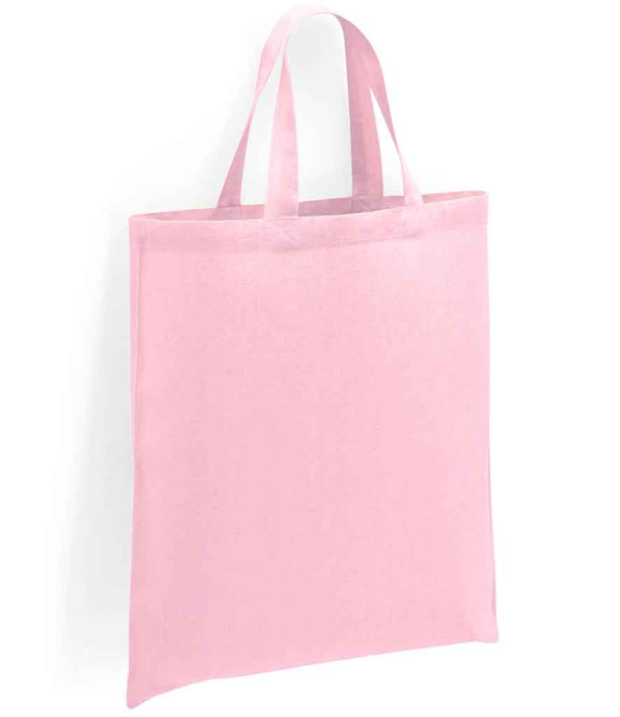 Brand Lab Cotton Short Handle Shopper in Light Pink
