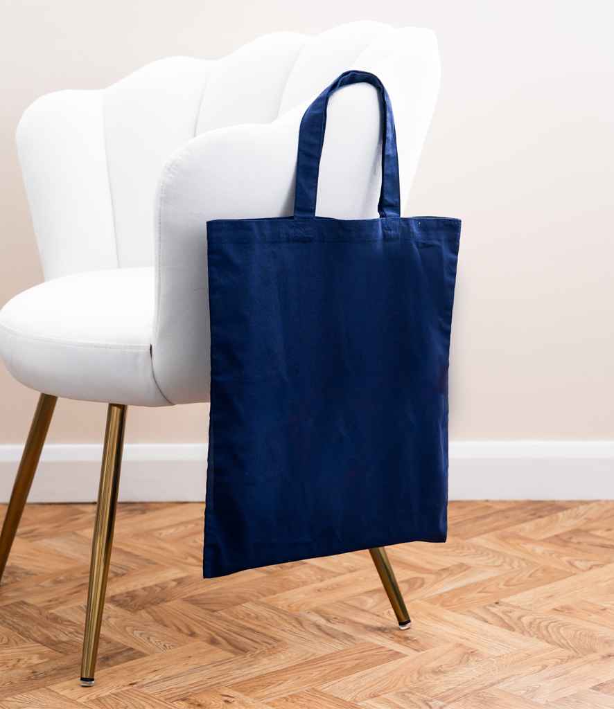 Brand Lab Cotton Short Handle Shopper in Navy